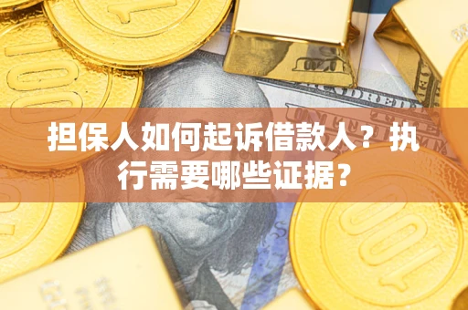 武汉担保人如何起诉借款人？执行需要哪些证据？