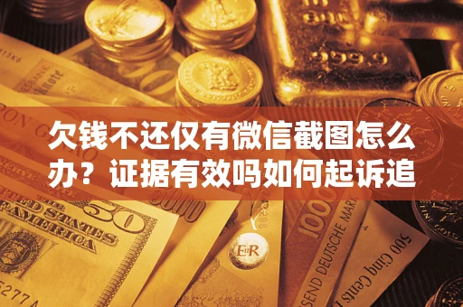 武汉欠钱不还仅有微信截图怎么办？证据有效吗如何起诉追回欠款？