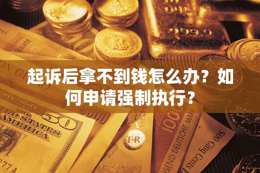 武汉起诉后拿不到钱怎么办？如何申请强制执行？