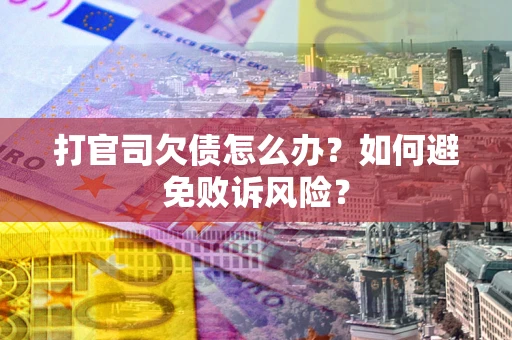 武汉打官司欠债怎么办？如何避免败诉风险？