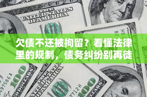武汉欠债不还被拘留？看懂法律里的规制，债务纠纷别再徒劳奔波