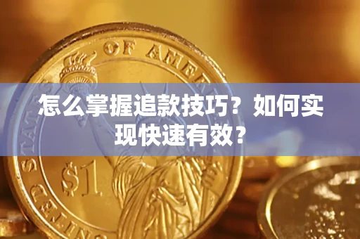 武汉怎么掌握追款技巧？如何实现快速有效？