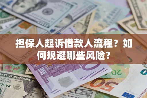 武汉担保人起诉借款人流程？如何规避哪些风险？