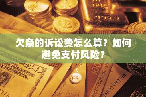 武汉欠条的诉讼费怎么算？如何避免支付风险？