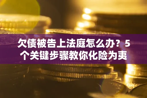 武汉欠债被告上法庭怎么办？5个关键步骤教你化险为夷